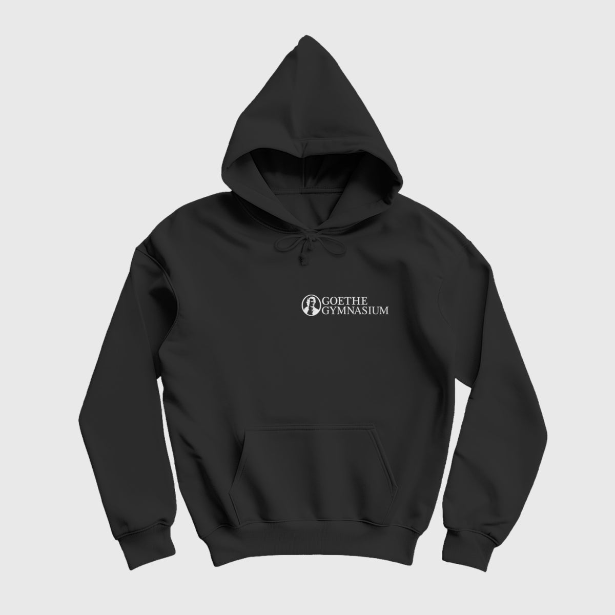 Herren Hoodie Goethe Gymnasium white